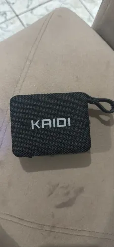 CAIXA DE SOM PORTÁTIL SEM FIO KAIDI ENTR. PEN DRIVE