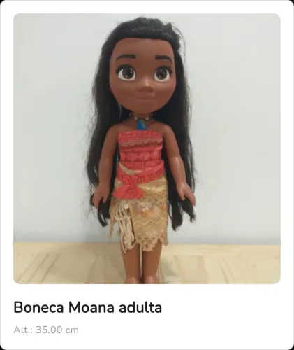 Boneca Original Disney Moana Adulta