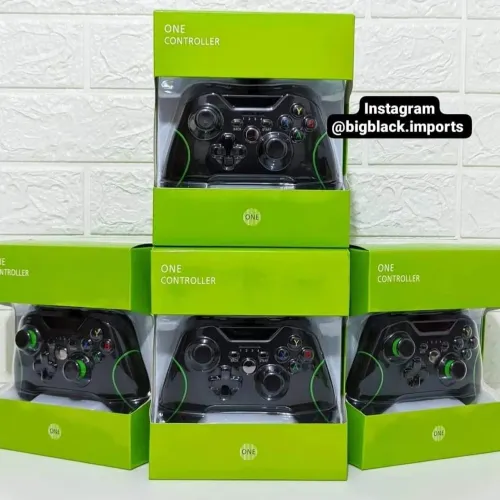 Controle Xbox One Com Fio Entrada P2 Para One e PC