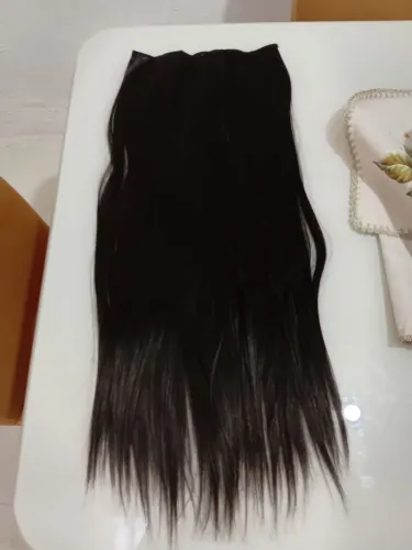 Cabelo orgânico tic-tac castanho médio 