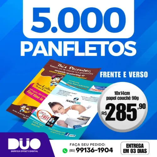 Panfletos - 5.000 unidades