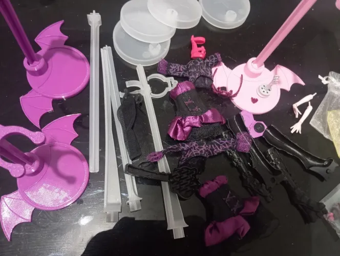lote de acessórios Elissabat Monster high