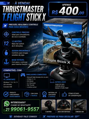 T flight stick x