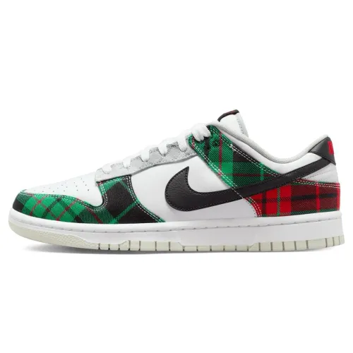 Nike Dunk Low Premium Tartan Plaid - Xadrez Verde e Vermelho | Pouquíssimo Uso