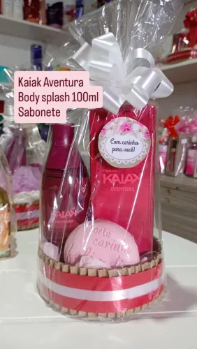 Presente Kaiak Aventura feminino com sabonete
