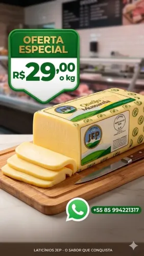 Queijo mussarela e coalho