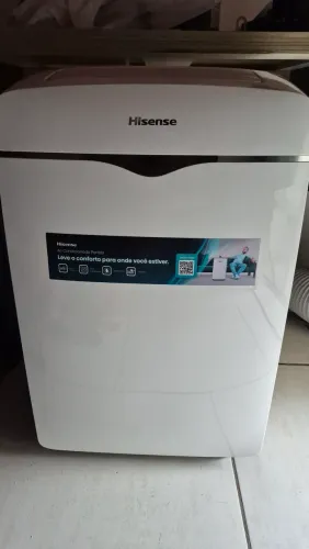 Ar condicionado portatil Hisense 12k BTU Frio 127v