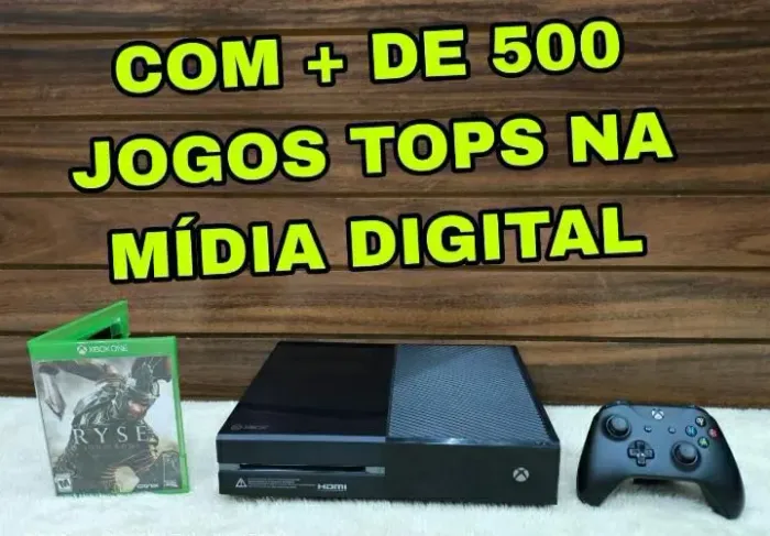 XBOX ONE PRATICAMENTE ZERO ATÉ 12X NO CARTÃO