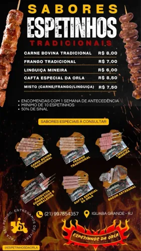 Espetinhos da Orla - Encomende já