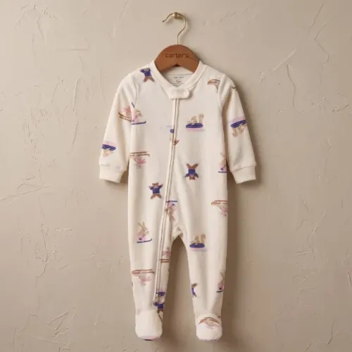pijama carters para menina em fleece novos. tamanhos 2 a 5 anos