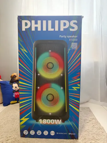 Caixa de som Philips party speaker 1800w