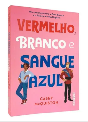 Livro Vermelho, Branco e Sangue Azul - Novo Lacrado