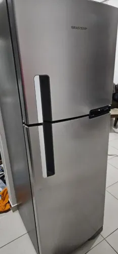 GELADEIRA BRASTEMP 375 L FROST FREE INOX
