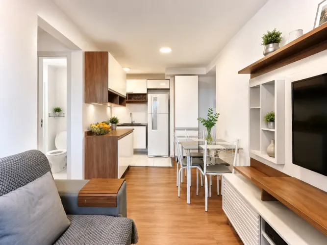 Apartamento para venda em Vila Zat com 2 quartos, 43m²