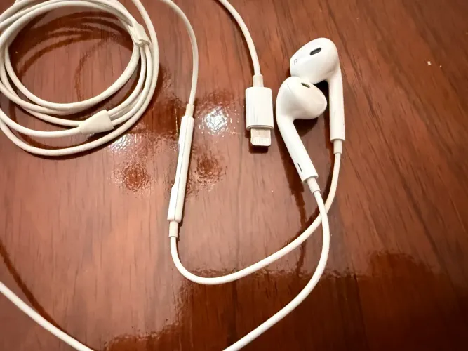 Fone de Ouvido Apple Earpods com conector Lightning