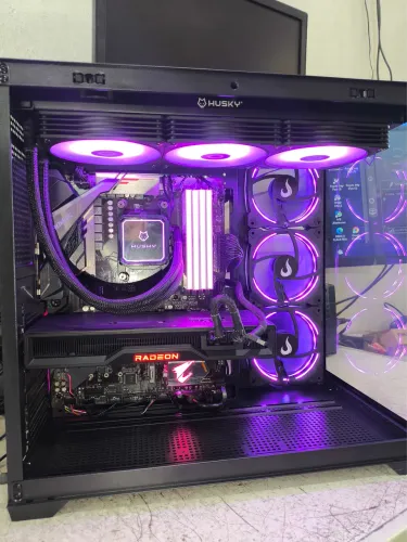 Pc gamer completo, com monitor 144hz 24,5 AOC