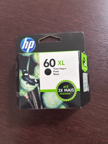 Cartucho HP 60 XL novo