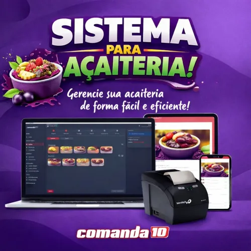 Sistema para açaiteria