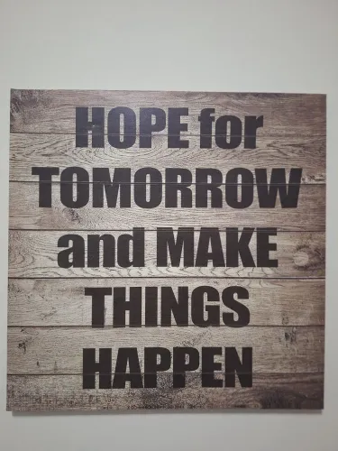 Quadro Decorativo em Tela - Hope for Tomorrow