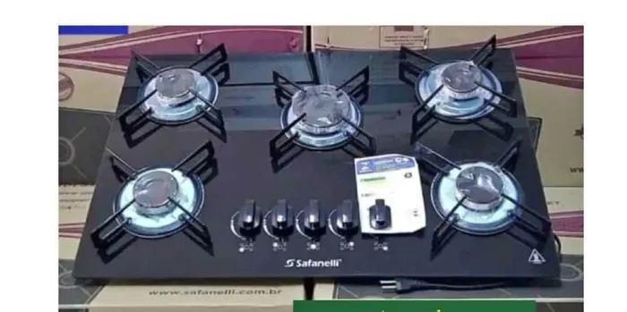 Fogão Cooktop 5 Bocas Safanelli Qualidade Garantida  Novo Direto da Fabrica 
