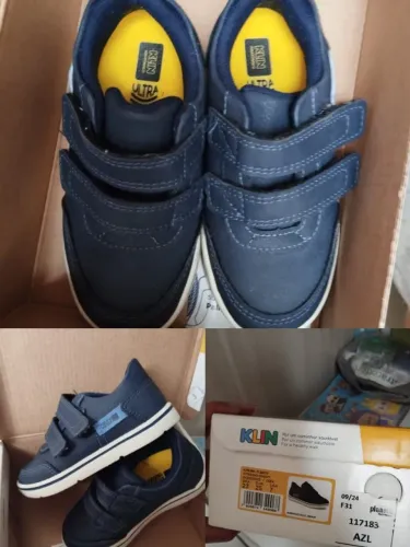 Tênis klin infantil menino azul marinho