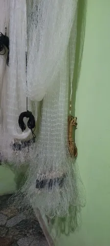 Tarrafa malha 5 feita à mão