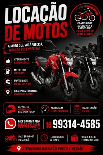 Locação de motos