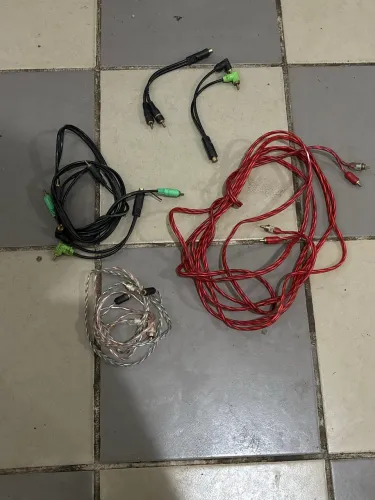 Cabos RCA Som Automotivo