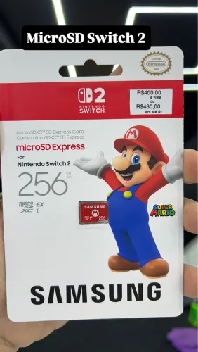 Cartão de Memória Nintendo Switch 2