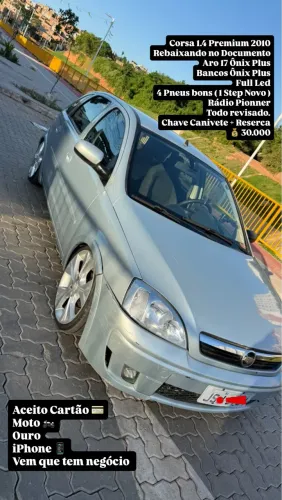 Chevrolet Corsa Hat. Premium 1.4 8V Econoflex 5P 2010