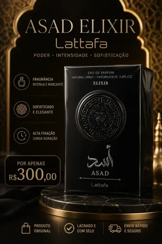 Perfume Árabe Lattafa Asad Elixir 100ml