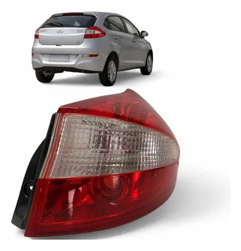 Lanterna Traseira Chery Celer Hatch Direita 2013 2014 Origin Direito/passageiro Vermelho