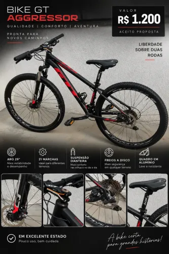 Bicicleta GT Aggressor Aro 29 - Excelente Estado ?