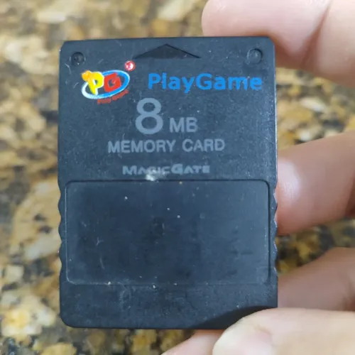 Memory Card 8MB PS2 (PlayStation 2) - Conservado e Pronto para Jogar!