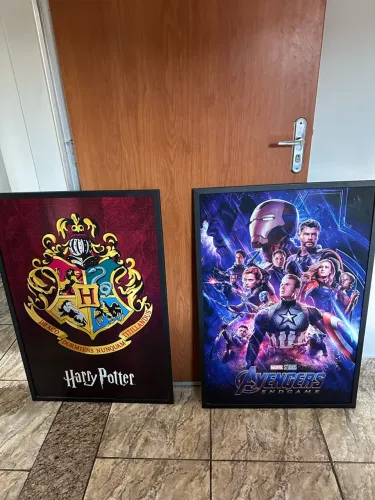 Quadro harry potter e vingadores