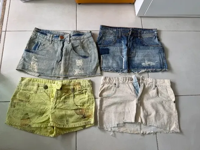 Saia e shorts Farm e espaço Fashion !! 4 por 100 reais !