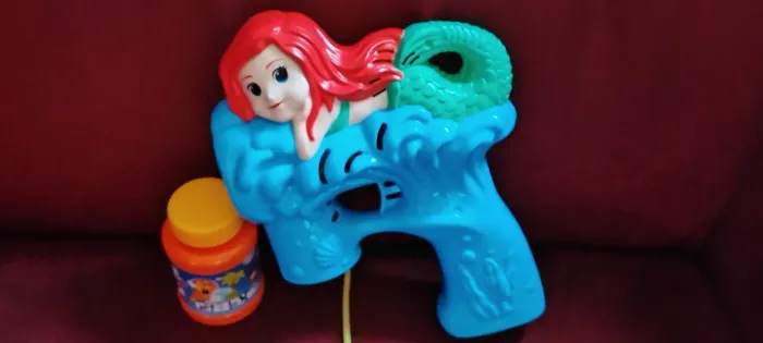 Brinquedo de Sereia - Pistola Bolhas