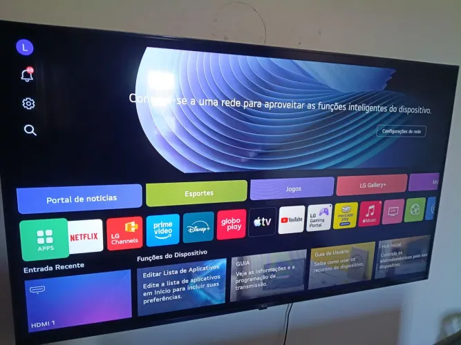 Smartv lg 50 polegadas