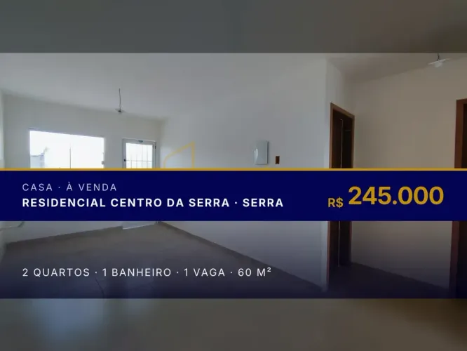Casa no Residencial Centro da Serra: Onde sua história começa com subsídio na entrada!