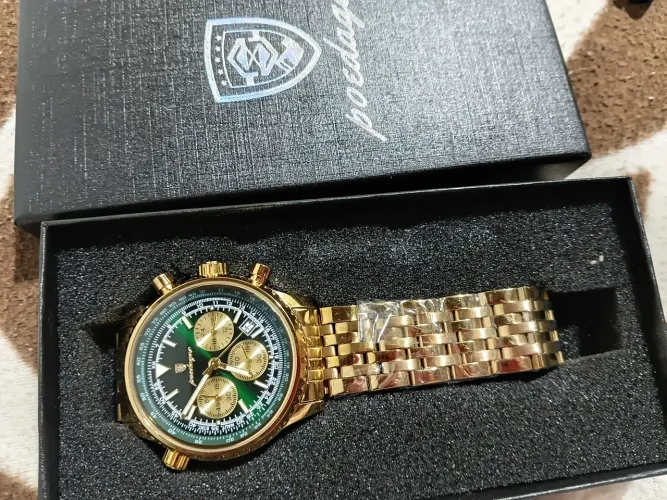 Relógio Poedagar Dourado Original
