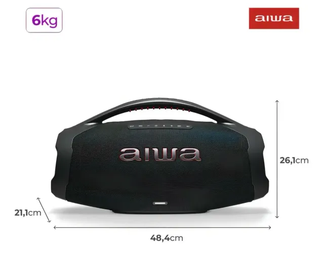 Caixa de Som Aiwa Boombox Plus