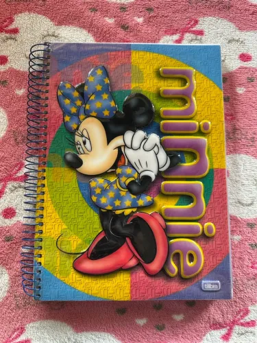 caderno minnie 1999 vintage anos 2000 raro papelaria vintage