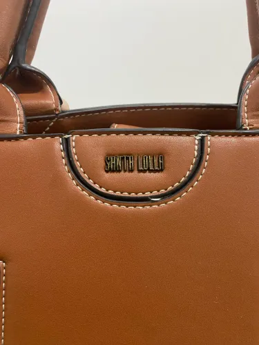 Bolsa Santa Lolla original caramelo usada