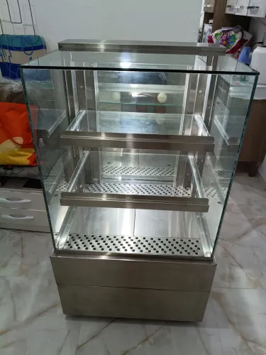 Vitrine de vidro para comércio gelada