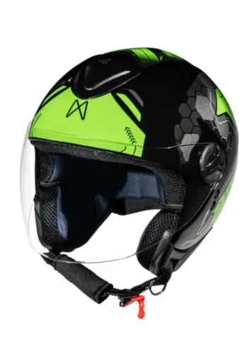 Capacete peels aberto