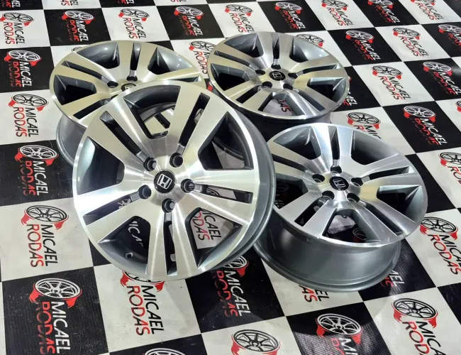 Jogo de rodas aro 17" CRV HRV Civic 5x114 + Pintura Nova 