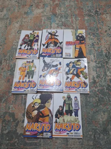 Manga de Naruto Volume 21, 22, 23, 29, 31 (edição gold), 32, 33 e 34