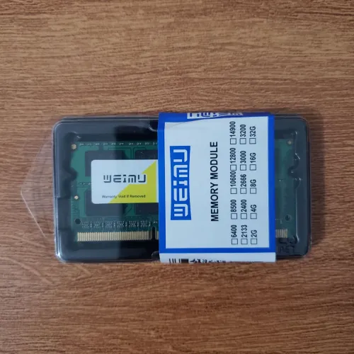 Memória RAM 4GB DDR3 1600mhz WEIMU Lacrada