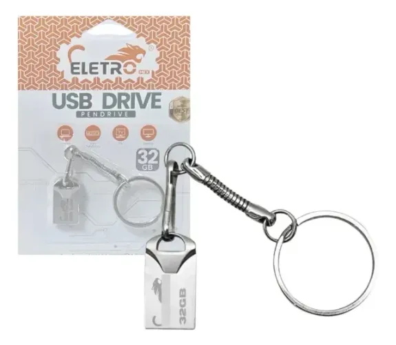 PENDRIVE 32GB PEN DRIVE DE ALTA QUALIDADE EL-BU-32 ELETRO MEX