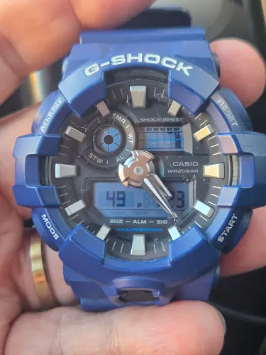 Relógio CASIO G-SHOCK GA-700-2A AZUL 200 METROS - NA CAIXA/CERTIFICADOS
